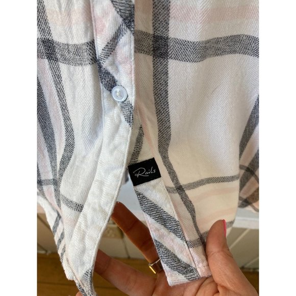 Anthropologie Rails Plaid Flannel Button Down Shirt - Picture 5 of 11